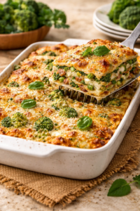 Lasagne cremose broccoli e salsiccia